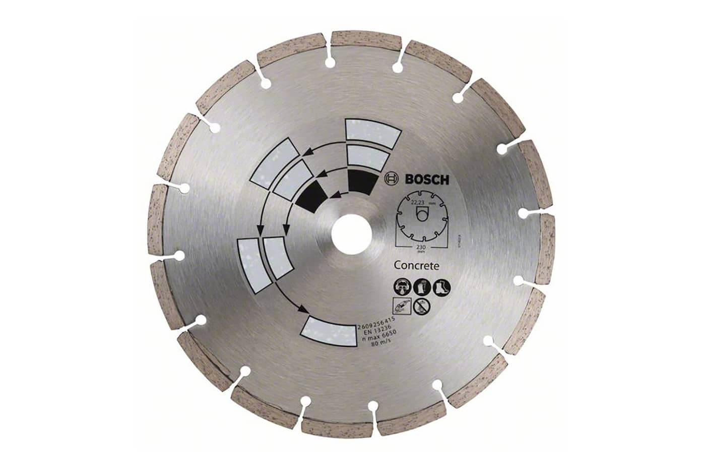A080 Disque diamant pour béton, brique,... 230mm